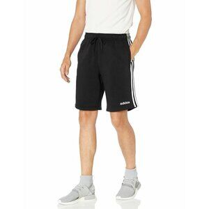 adidas Men's Essentials 3-Stripes Fleece Shorts, Small